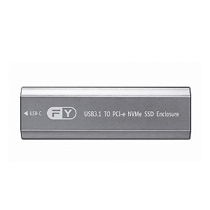 Case HD e SSD M2 FY FY-859 USB-C 3.1 Prata