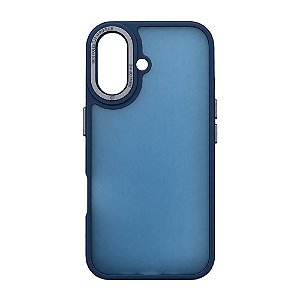 Capa Iphone 17 Super Cristal Azul Escuro