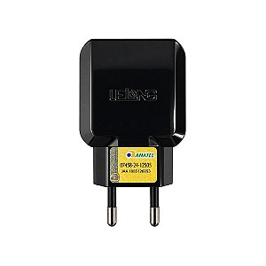 Carregador Com 2 Entradas USB Lelong LE-258 5.1A Preto