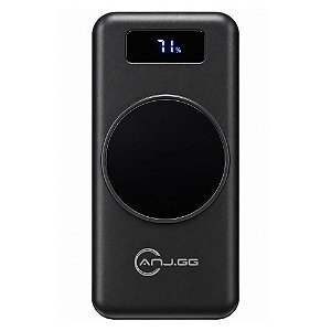 Carregador Portátil Anj.GG AJ-C44 20.000mAh Preto