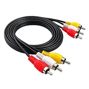 Cabo AV 3 RCA x 3 RCA Storm CBRC0002 1,8 MTS