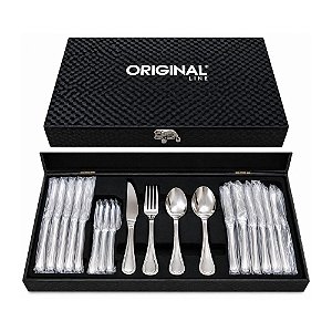 Faqueiro Original Line SL0659 24 Peças Aço Inox
