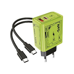 Carregador Com Cabo Tipo-C Com 2 Entradas X-Cell XC-UR104