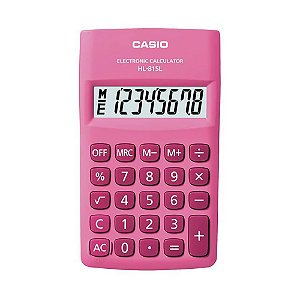 CALCULADORA HL-815L CASIO ROSACalculadora Casio HL-815L-PK Rosa