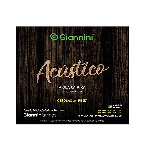 Encordoamento Viola Giannini Acústico GESVAM 010