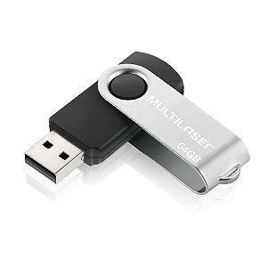 Pen Drive Multilaser 64GB Twist PD590