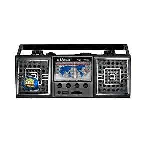 Rádio Livstar CNN-753RU AM/FM/SW1 3W Cinza