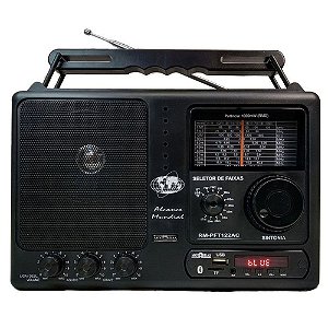 Rádio RM-PFT122AC Motobras 12 Faixas AM/FM 5W