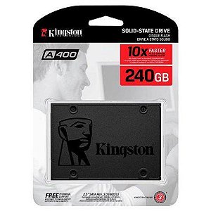 Memória SSD Kingston SA400S37 240GB
