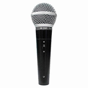 Microfone Leson LS-50 Cabo 5MT Preto