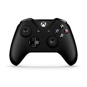 Controle Xbox One Sem Fio Preto Com Cabo
