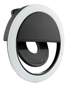 Ring Light Selfie p/Celular Preto