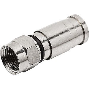 Conector Cabo Coaxial Mxt RG6 Pressão