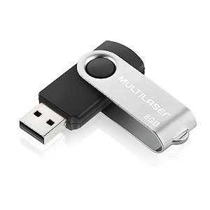 Pen Drive PD587 Multilaser 8GB TWIST