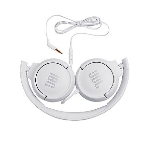 Headphone Jbl Tune500WTH com fio Branco