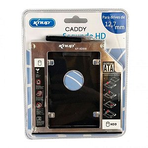 Adaptador Dvd Hd/Ssd Notebook Knup KP-HD010 12.7mm