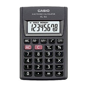 Calculadora Casio HL-4A Preta