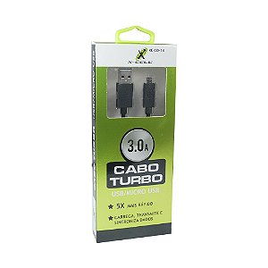 Cabo Micro USB V8 X-Cell XC-CD-14 2MT Preto