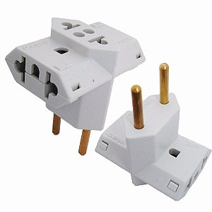 Adaptador Tomada T Com 3 Entradas