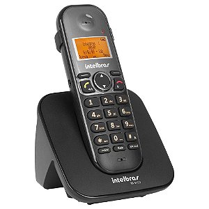 Telefone Intelbras TS5120 Sem fio Viva Voz Preto