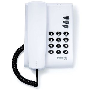 Telefone Intelbras Pleno com Fio Cinza Ártico