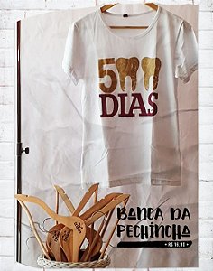 Camiseta Universitária - Odontologia - 500 dias - Branca- Basic