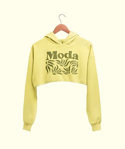 Moletom Cropped - Design de Moda - Brisa - Basic