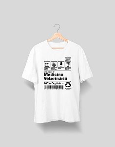 Camisa Universitária - Medicina Veterinária - Humanos - Basic
