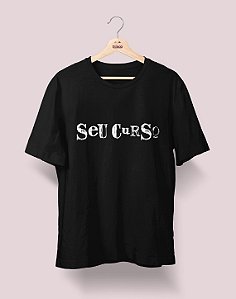 Camiseta Universitária - Seu Curso (Personalizável) - Nanquim