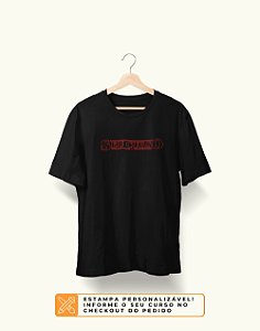 Camiseta Universitária - Todos (Personalizáveis) - Stranger Things - Basic