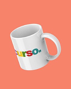 Caneca - Seu curso (Personalizável) - Aquarela