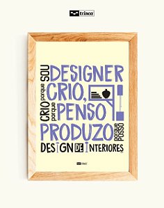 Quadro Decorativo - Design de Interiores - Me Contrata