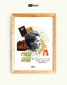 Quadro Decorativo - Elas - Marie Curie