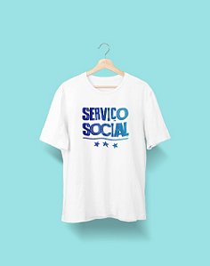Camisa Universitária - Serviço Social - Lambe-lambe - Basic