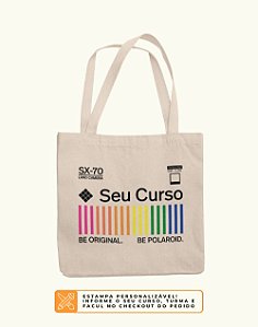 Ecobag - Polaroid - Personalizável - Seu Curso