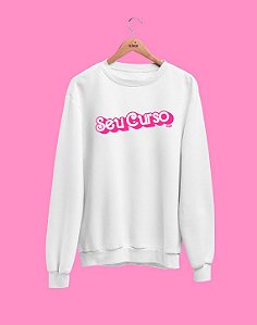 Moletom Básico (Flanelado) - Seu Curso (Personalizável) - Barbie