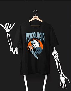 Camisa Universitária - Psicologia - Halloween - Basic
