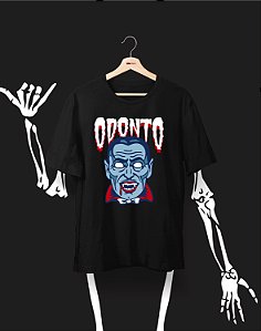Camisa Universitária - Odontologia - Halloween - Basic