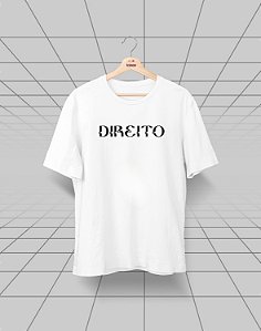 Camisa Universitária - Direito - Abstrato - Basic