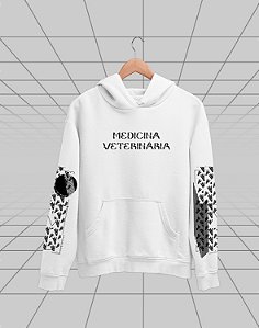 Moletom Canguru Flanelado - Medicina Veterinária - Abstrato - Basic