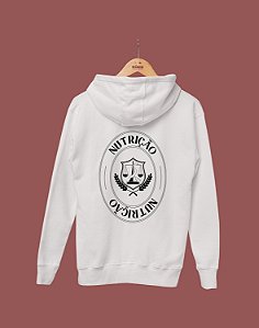 Moletom Canguru Flanelado - Nutrição - Brasão - Basic