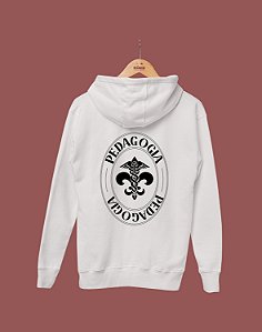 Moletom Canguru Flanelado - Pedagogia - Brasão - Basic