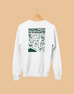 Moletom Básico Flanelado - Medicina Veterinária - É arte - Basic
