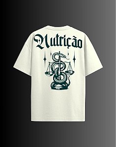 Camisa Oversized - Nutrição - Bling - Off White