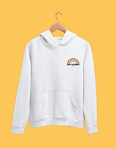 Moletom Canguru Flanelado - Seu curso (Personalizável) - Rainbow