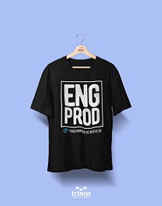 Camisa Universitária Engenharia Produção - Fora da Caixa - Basic