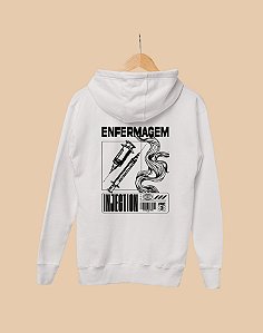 Moletom Canguru Flanelado - Enfermagem - Coleção Encarte - Basic