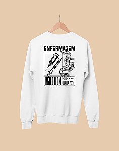 Moletom Básico Flanelado - Enfermagem - Coleção Encarte - Basic