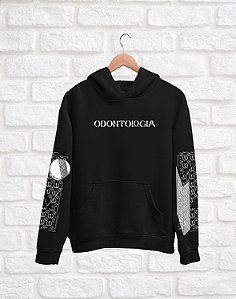 OUTLET - Moletom Canguru - Odontologia - Abstrato - TROCA NÃO DISPONÍVEL