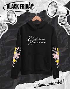 BLACK FRIDAY - MOLETOM CANGURU - MEDICINA VETERINÁRIA - DELICADO - PEÇA ÚNICA (TROCA NÃO DISPONÍVEL)